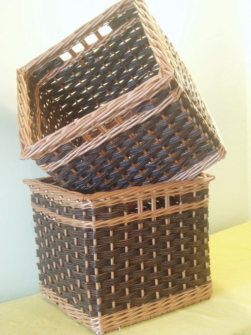custom made basket slewed weave