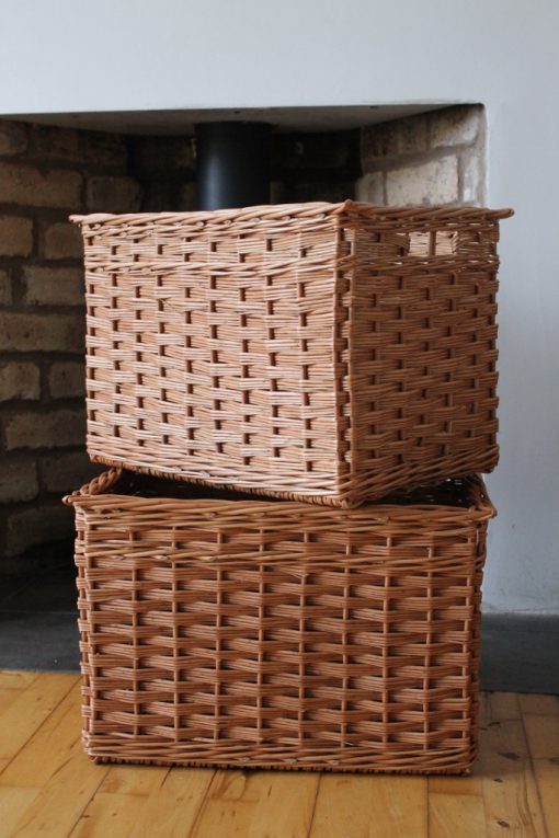 custom made baskets slewed weave