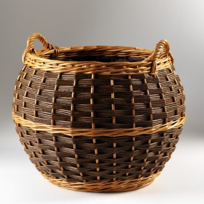 barrel log basket made in uk