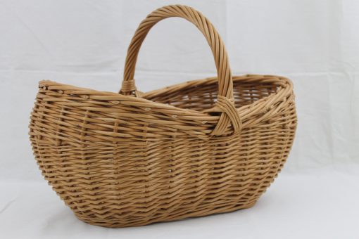 wicker shopping basket