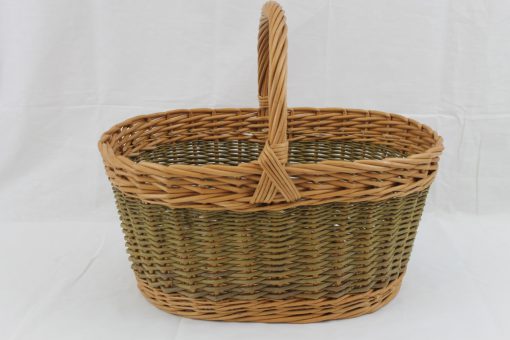 wicker shopping basket made in uk