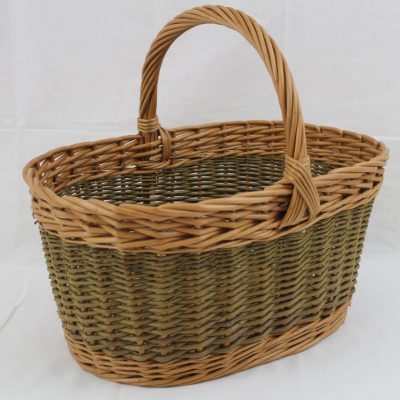 fairstead shopper in buff and green willow