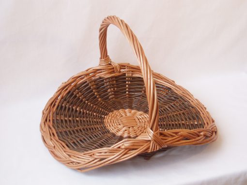round flower basket