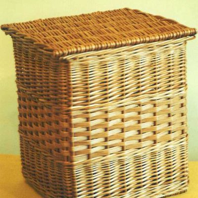 rectangular linen basket made in uk