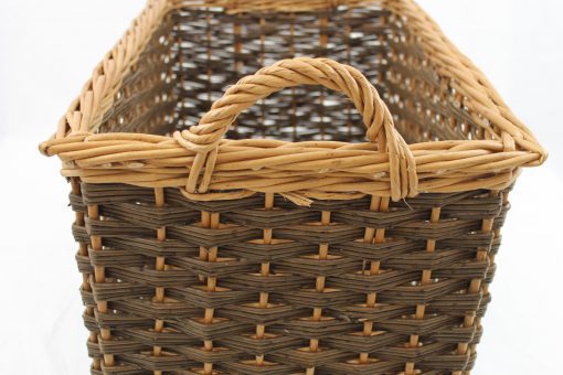 rectangular log basket