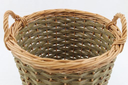tapered round log basket