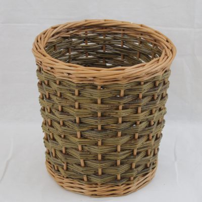 willow waste paper basket made in uk