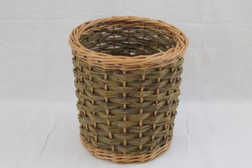 willow waste paper basket made in uk