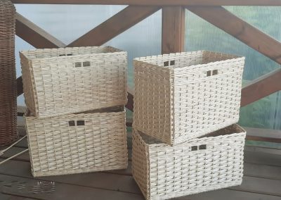 white willow baskets